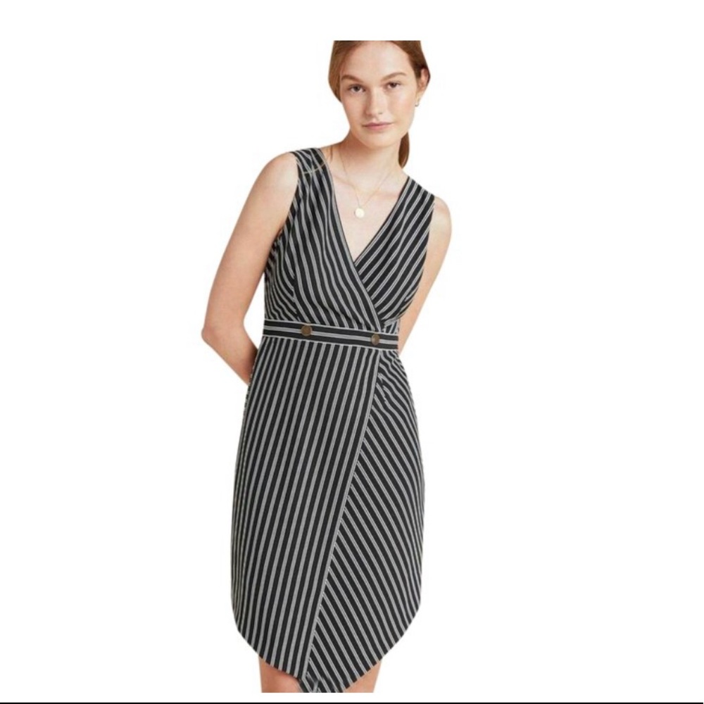 Anthropologie Hutch Indira Asymmetrical Dress L
